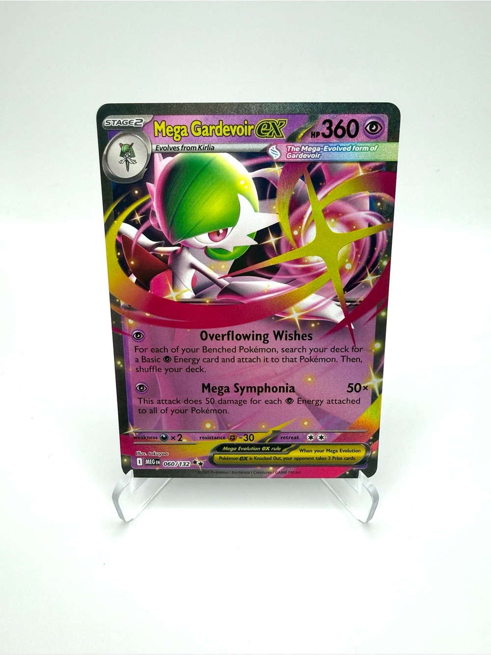 Mega Gardevoir ex Holo Double Rare Prize Pack Series Cards 060/132 NM